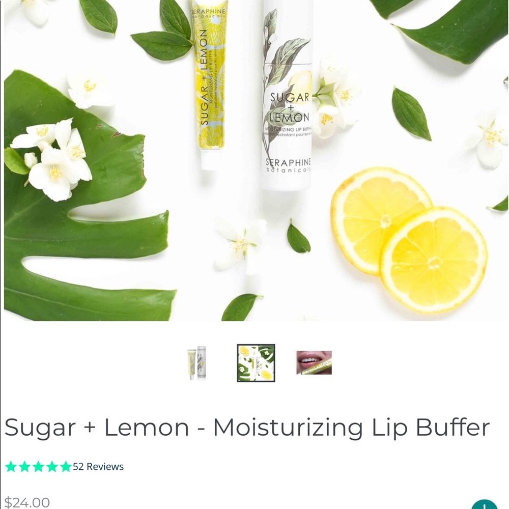 Sugar & lemon 🍋 scrub +free shipping